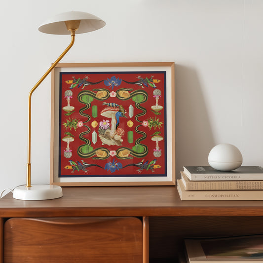 Reptile Realm Art Print