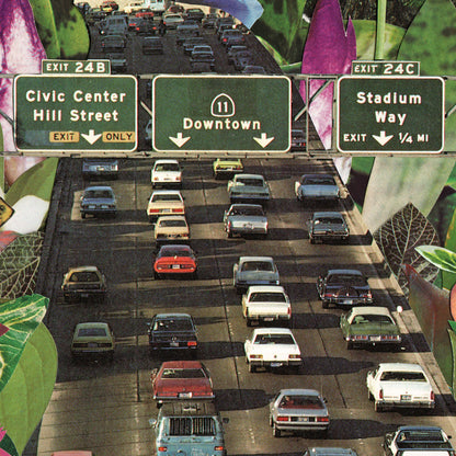 LA Traffic Print Art Print