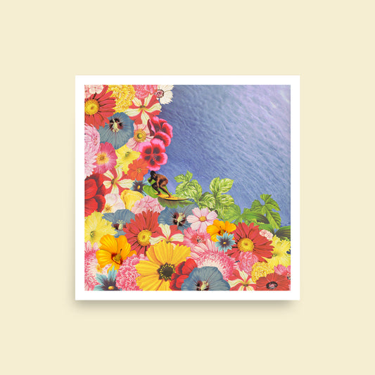 Bloom Surfer Art Print