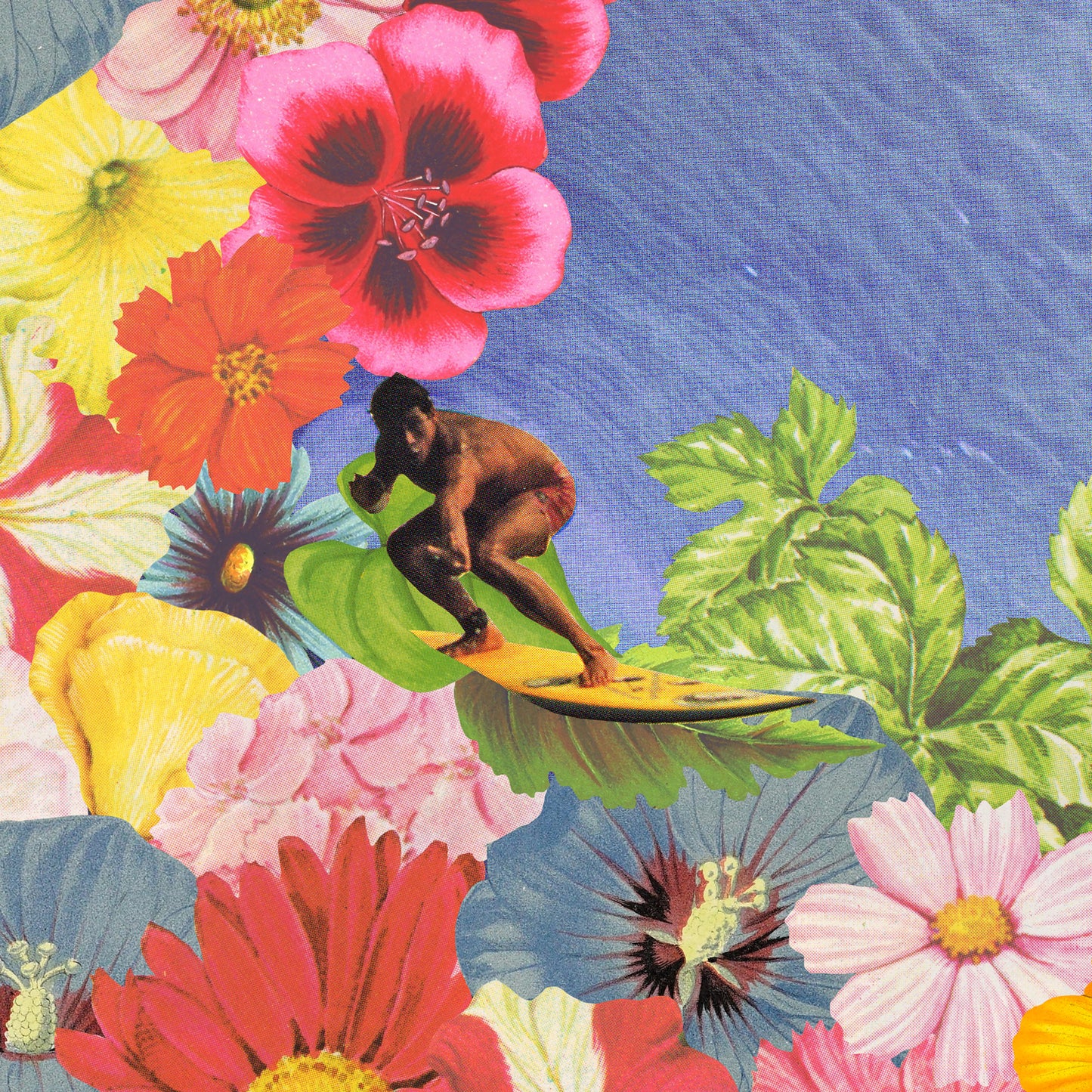 Bloom Surfer Art Print