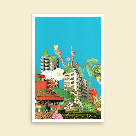 City Stroll Art Print