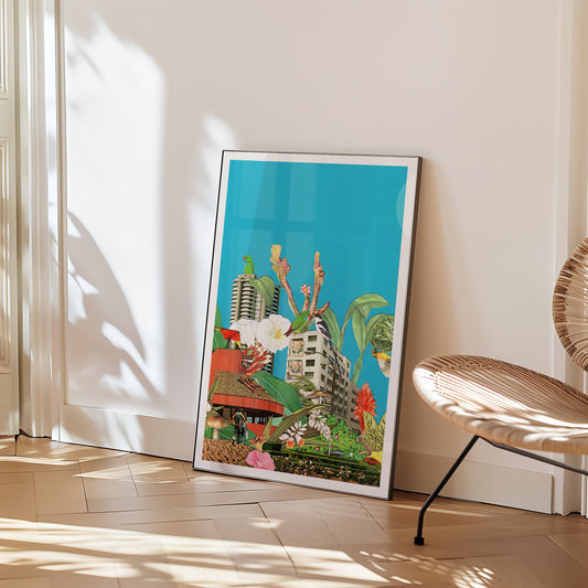 City Stroll Art Print