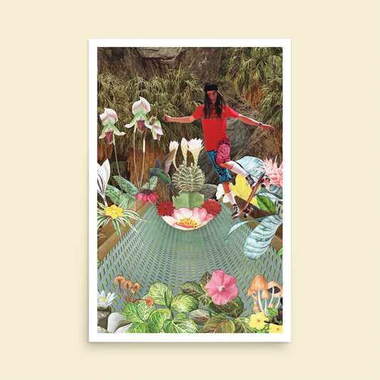 Jungle Skate Session Art Print