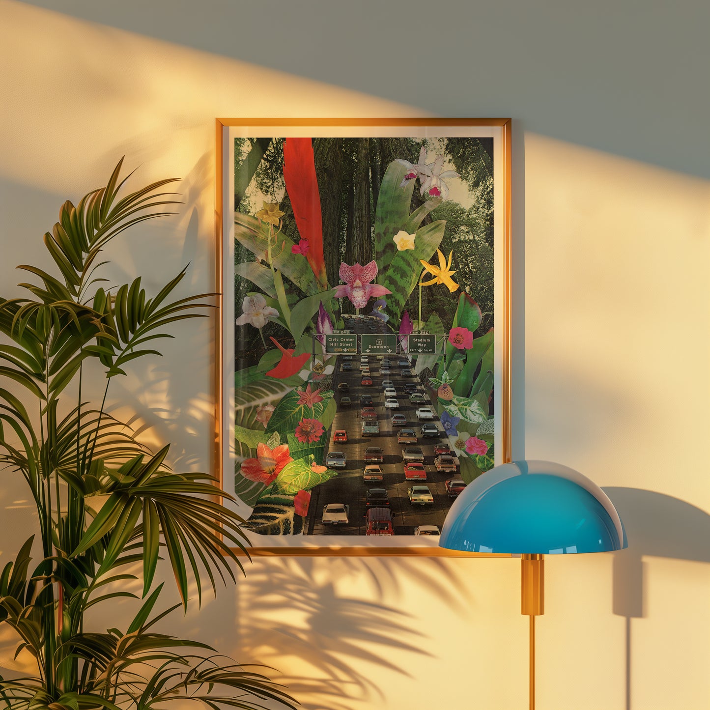 LA Traffic Print Art Print