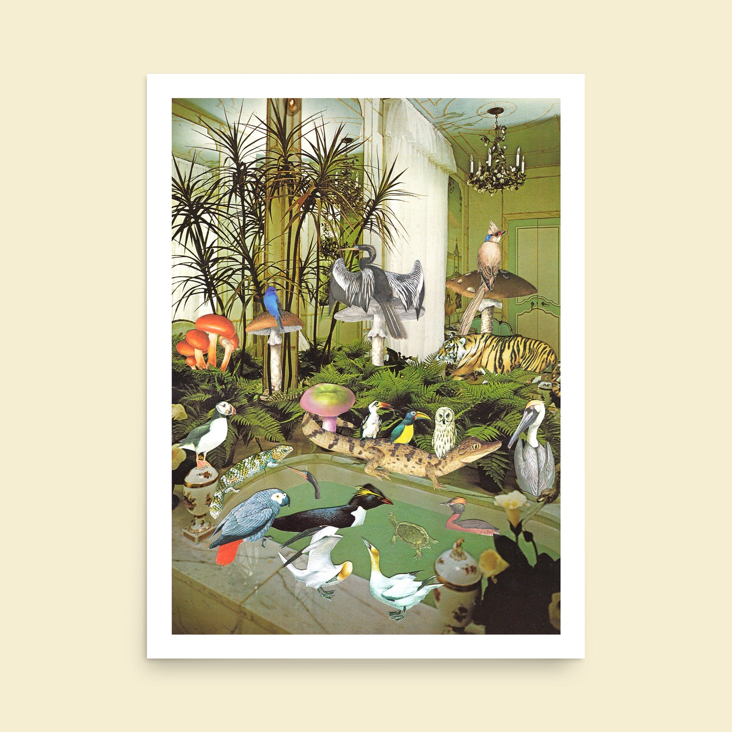 Luxurious Bath Art Print