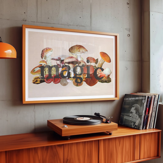 Mushroom Magic Art Print