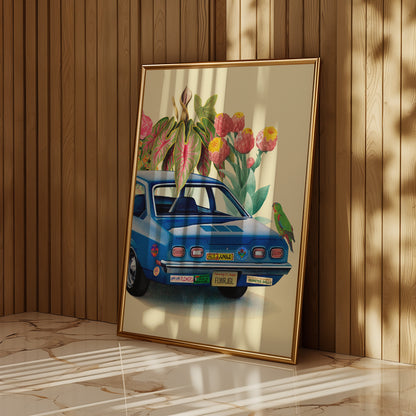 Ride to the Jungle Art Print