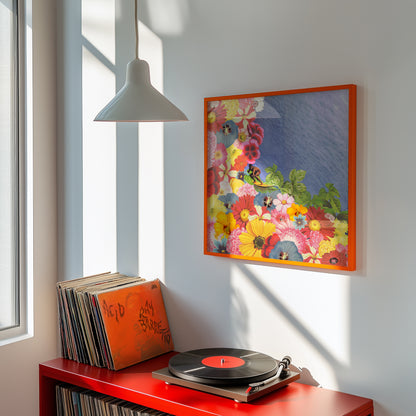 Bloom Surfer Art Print