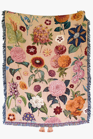 Wildflower Throw Blanket on